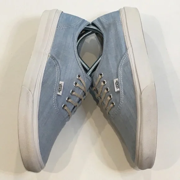 Vans | Light Blue Denim Canvas Sneaker - Picture 6 of 11